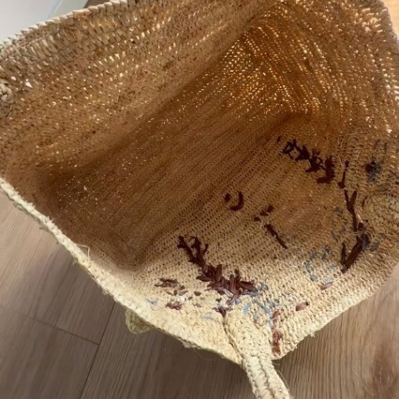 New Handmade Raffia 3d Rose Ha - Women'S Raffia Bags recension och pris