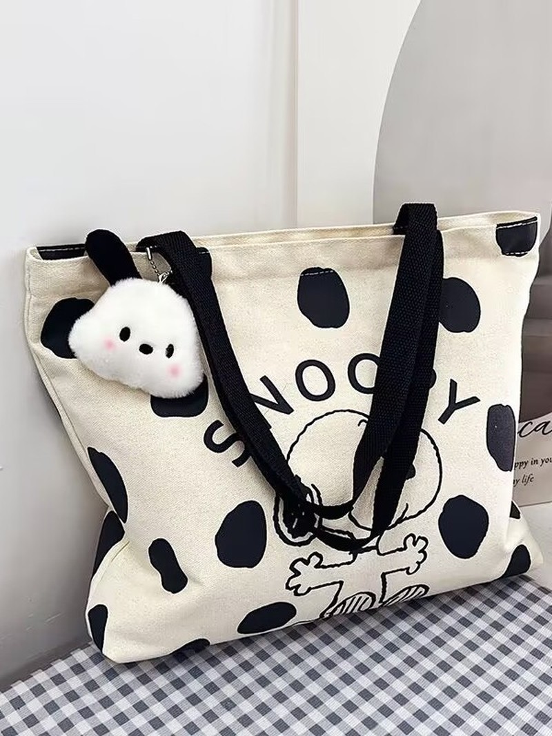 Cartoon Snoopy Canvas Shoulder - Women'S Bags Handbags recension och pris