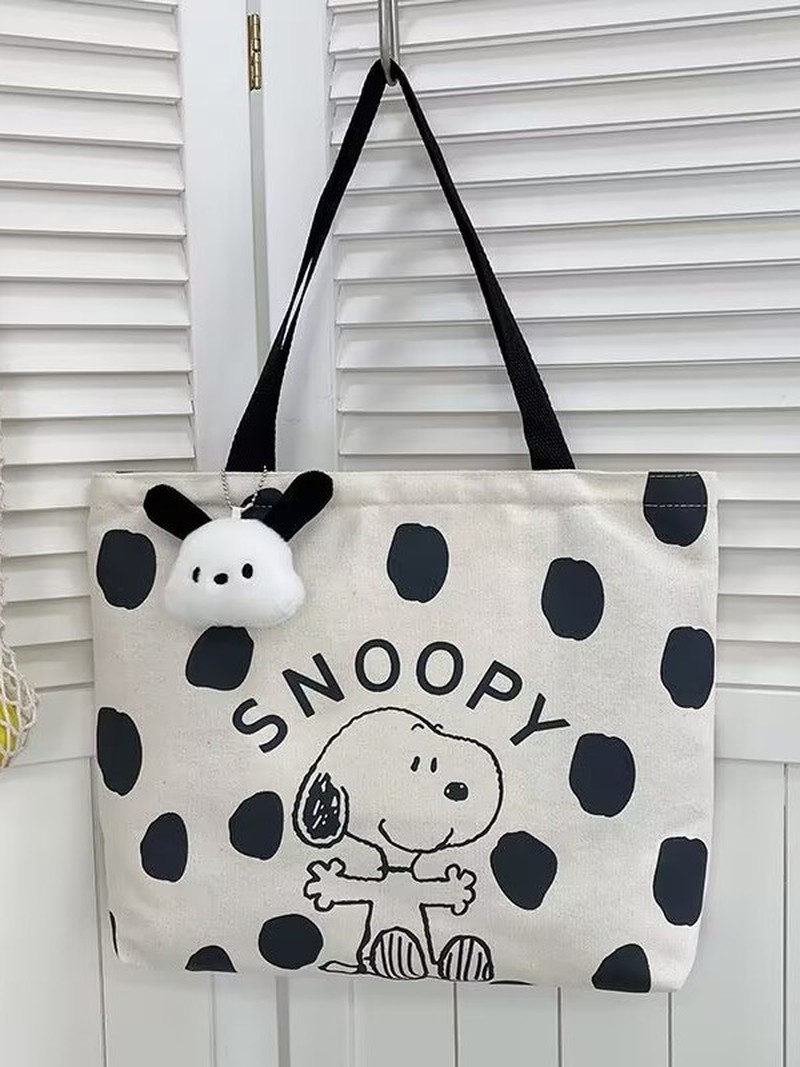 Cartoon Snoopy Canvas Shoulder - Women'S Bags Handbags recension och pris