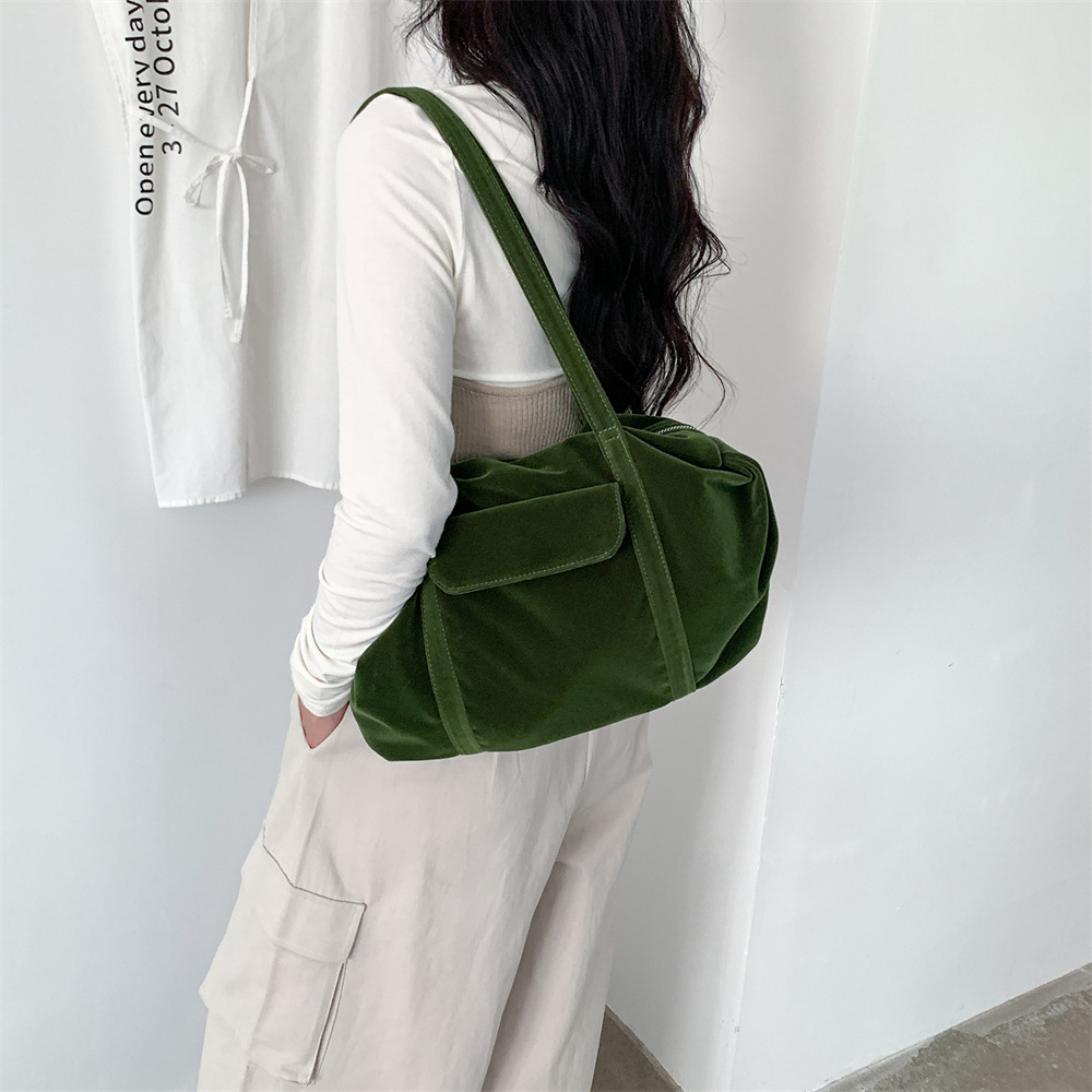 Vintage Velvet Women Boston Ha - Women Hand Bags For Office recension och pris