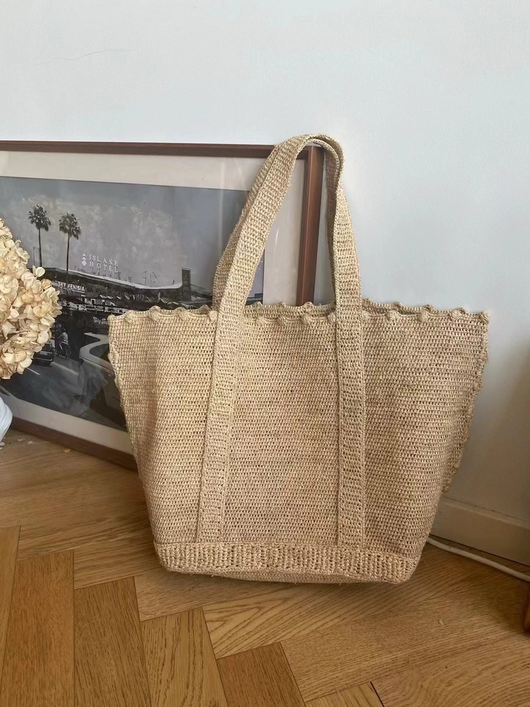 Large Capacity Raffia Grass Wo - Women'S Raffia Bags recension och pris