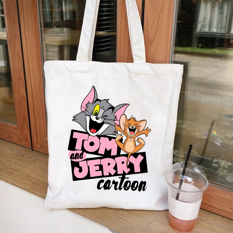 Tom and Jerry Cute Canvas Bag  - Women'S Bags Handbags recension och pris