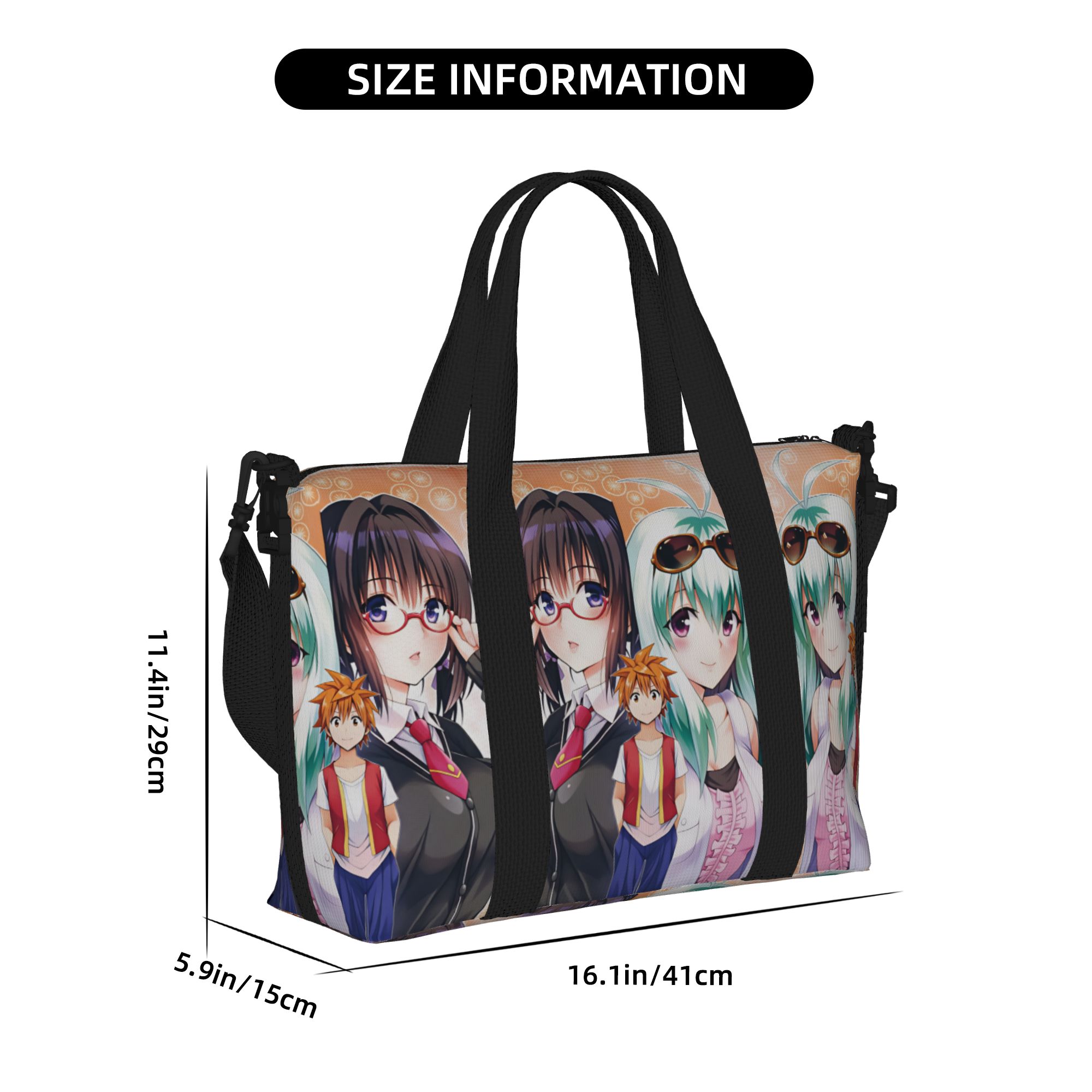 Custom Anime T-To L-Love R-Ru  - Women Bags Ru recension och pris