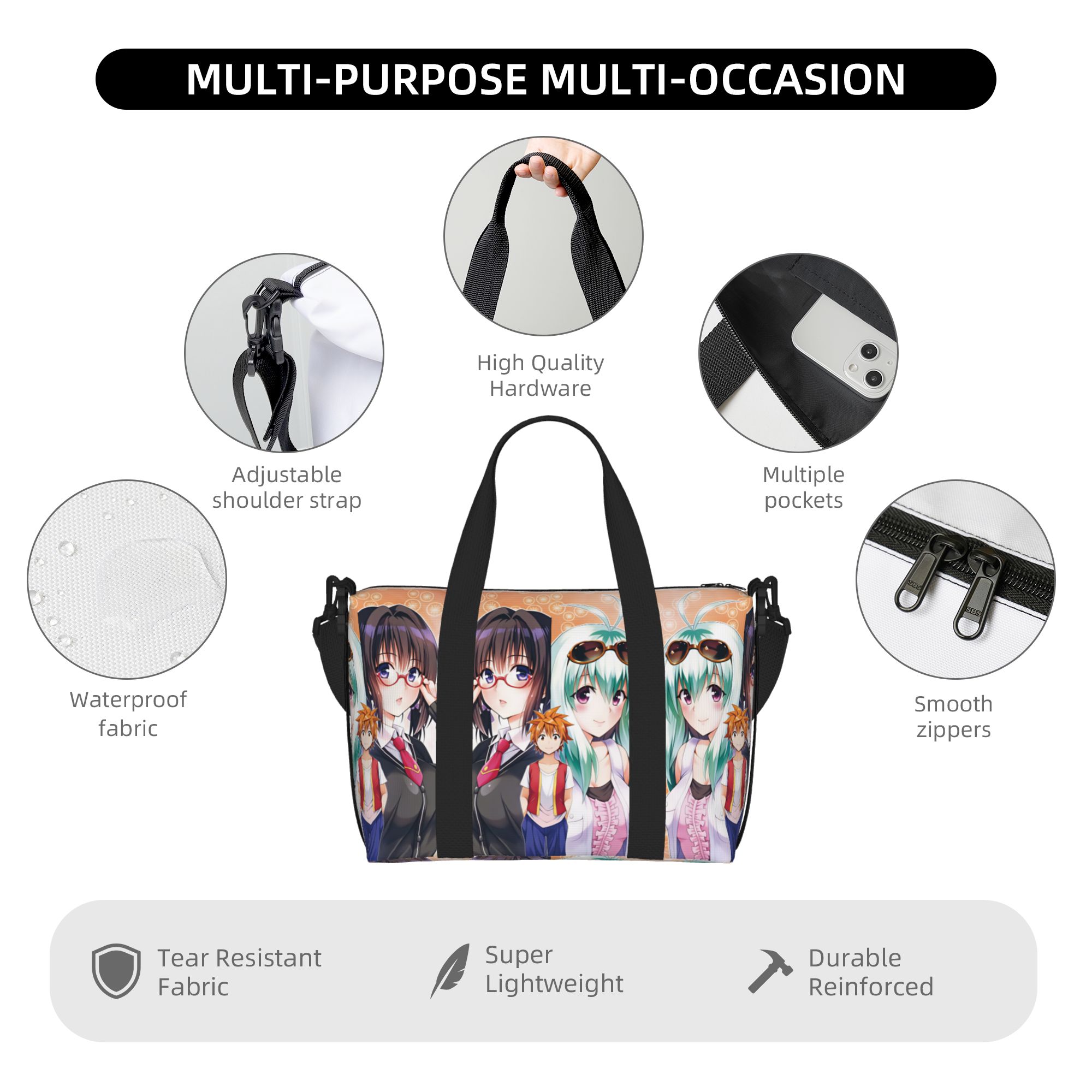Custom Anime T-To L-Love R-Ru  - Women Bags Ru recension och pris