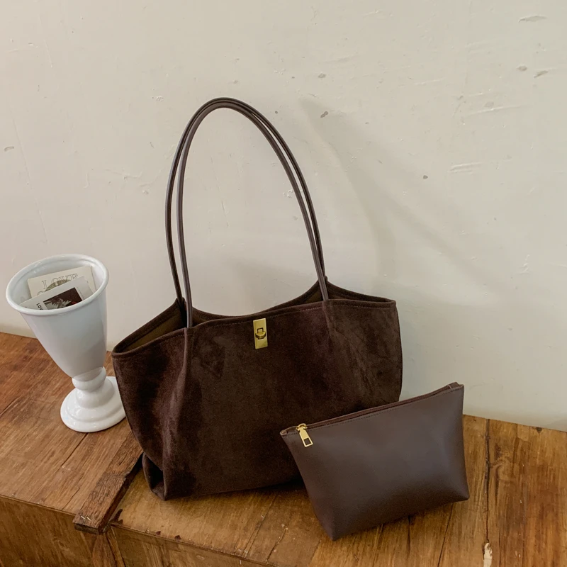 Retro Leopard Print Suede Tote - Women'S Bags Handbags recension och pris